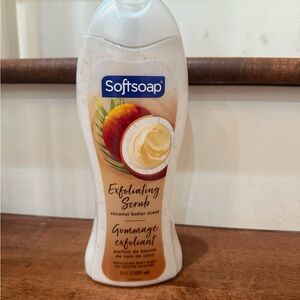 NWT Softsoap Exfoliating Scrub with Coconut Butter